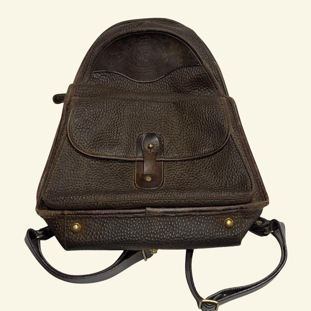 Vintage Ghurka Rucksack No 33 Brown Tumbled Leather Backpack Marley Hodgson USA
